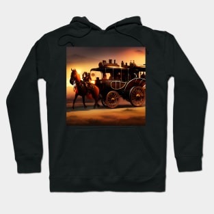 SteamPunk Wild, Wild, West, Way, Way, Way, Out Hoodie